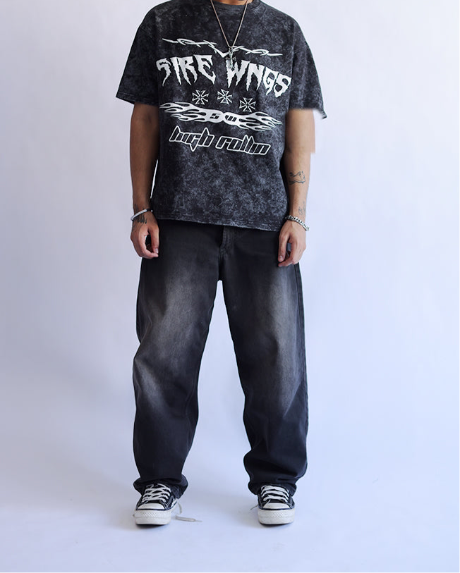Wings Stone wash tee