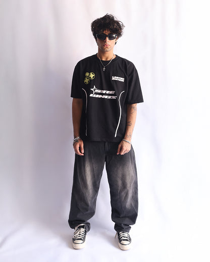 Wings Black y2k tshirt